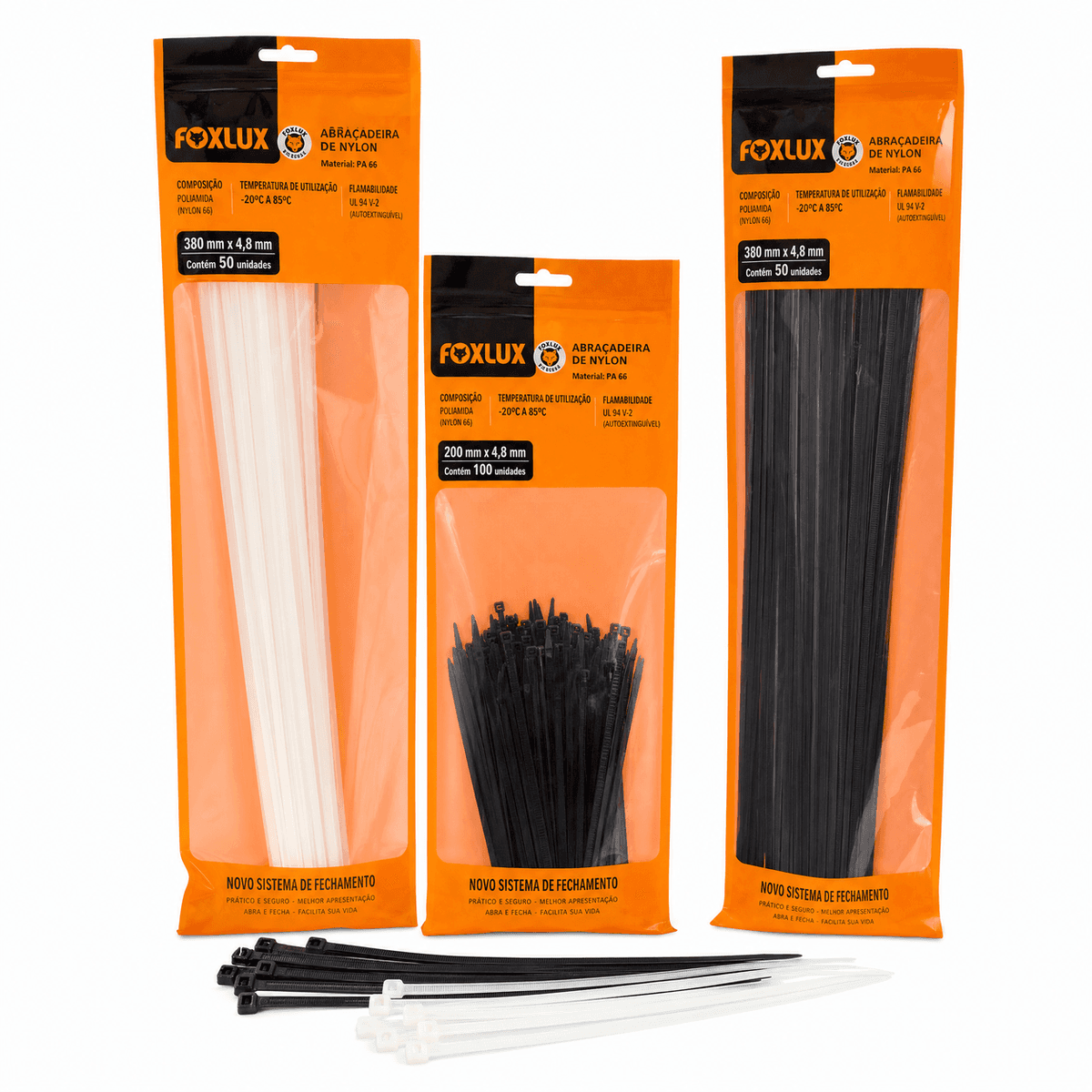 Abraçadeira de Nylon 66
